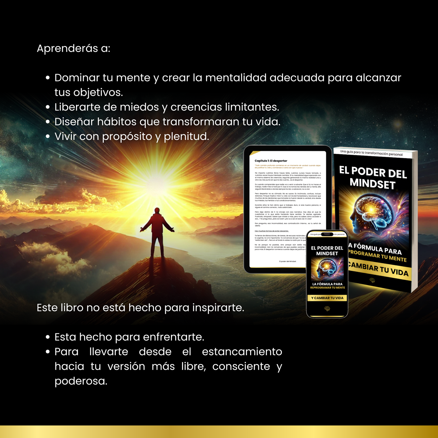 Deja de sabotear tu Potencial: El método comprobado para cambiar tu mentalidad.